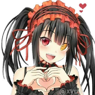 Sticker from Date A Live @AnimeChatVoidX | @Grup_Anime_Chat