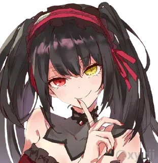 Sticker from Date A Live @AnimeChatVoidX | @Grup_Anime_Chat
