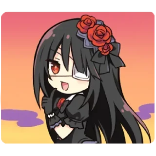 Sticker from 🍁Date A Live🍁 by @kurummi