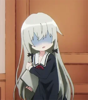 😰 emoji 邻家的吸血鬼小妹 Telegram sticker 7 of 117