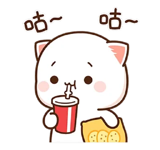 Sticker from 蜜桃貓13 @moe_sticker_bot