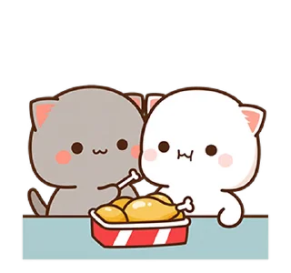 Sticker from 蜜桃貓13 @moe_sticker_bot