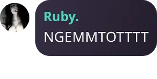 Sticker from ruby