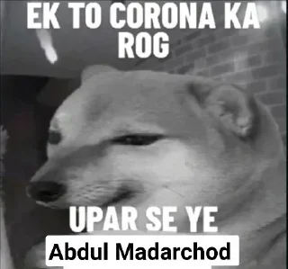 Sticker from Madarchod log