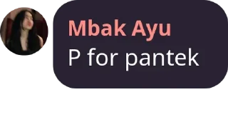 👍 emoji Mbak ayu Telegram sticker 2 of 14