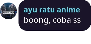Sticker from ayu lof alok