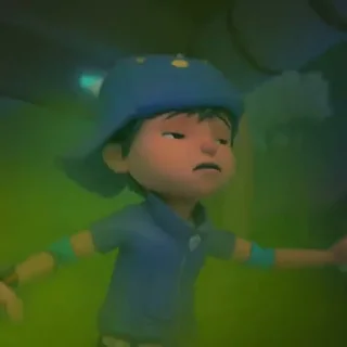 Sticker from boboiboy asya yg buat