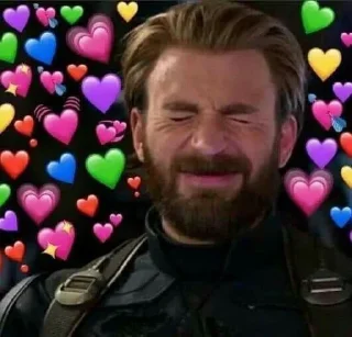 💛 emoji @Being_pie Avg Avengers fan :) Telegram sticker 13 of 20