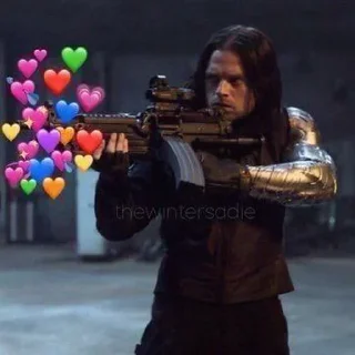❤ emoji @Being_pie Avg Avengers fan :) Telegram sticker 11 of 20
