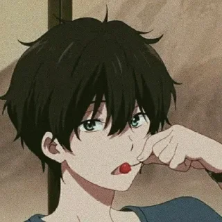 🗿 emoji Oreki Houtaro Telegram sticker 1 of 10
