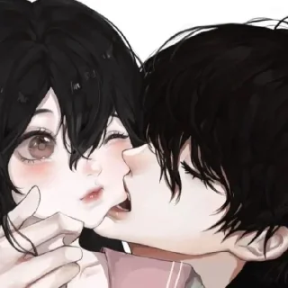 Sticker from Anime couple by : yuuzeyn nee-san