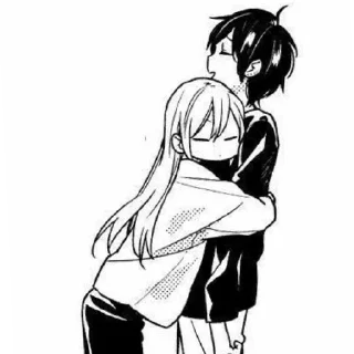 😒 emoji Anime couple by : yuuzeyn nee-san Telegram sticker 11 of 33