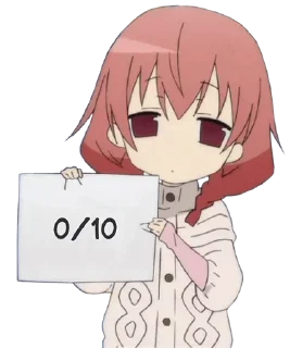 👎 emoji Anime 101 — @stckrRobot Telegram sticker 10 of 101