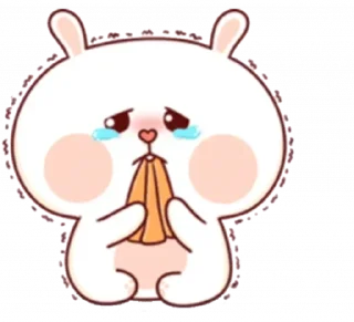🥺 emoji CUTE BUNNY BY @its_TG_King Telegram sticker 16 of 27