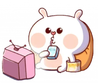 📺 emoji CUTE BUNNY BY @its_TG_King Telegram sticker 9 of 27