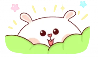 😃 emoji CUTE BUNNY BY @its_TG_King Telegram sticker 10 of 27