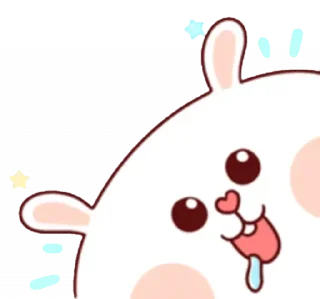 🤤 emoji CUTE BUNNY BY @its_TG_King Telegram sticker 21 of 27