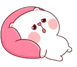 😮‍💨 emoji CUTE BUNNY BY @its_TG_King Telegram sticker 19 of 27