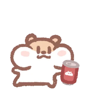 ⭐ emoji 奶茶鼠龙年版 @Stickers_AChansp Telegram sticker 12 of 16