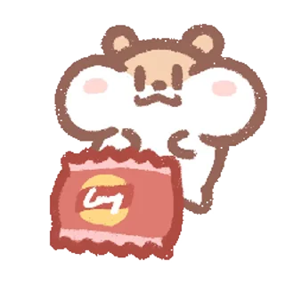 ⭐ emoji 奶茶鼠龙年版 @Stickers_AChansp Telegram sticker 11 of 16