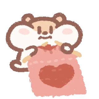 ⭐ emoji 奶茶鼠龙年版 @Stickers_AChansp Telegram sticker 15 of 16