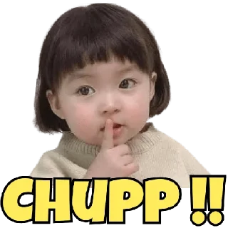 Sticker from Cute Baby Girl