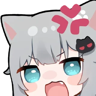 😠 emoji 甘城なつき vol.1 @tsugumi42 Telegram sticker 11 of 120