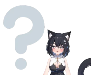 ❓ emoji 星奈铃 ホシナスズ🌟鸫酱 @myadestes Telegram sticker 3 of 13