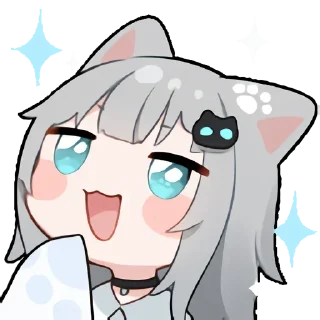 🥰 emoji 甘城なつき vol.1 @tsugumi42 Telegram sticker 13 of 120