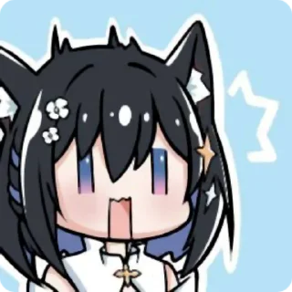 😱 emoji 星奈铃 ホシナスズ🌟鸫酱 @myadestes Telegram sticker 4 of 13