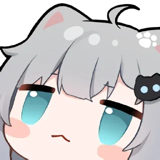 😐 emoji 甘城なつき vol.1 @tsugumi42 Telegram sticker 12 of 120