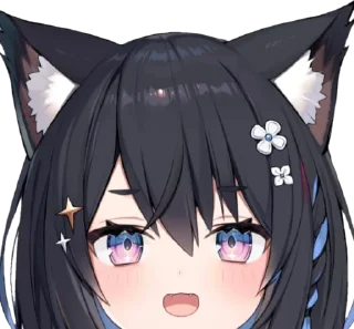 😀 emoji 星奈铃 ホシナスズ🌟鸫酱 @myadestes Telegram sticker 6 of 13