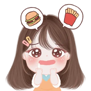☂ emoji Momo :3 @umemiyra. Telegram sticker 10 of 40