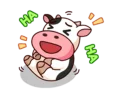 Sticker from Momo Cow 3