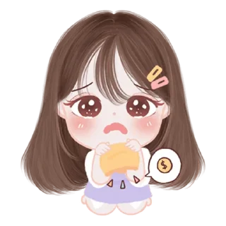 ☂ emoji Momo :3 @umemiyra. Telegram sticker 3 of 40
