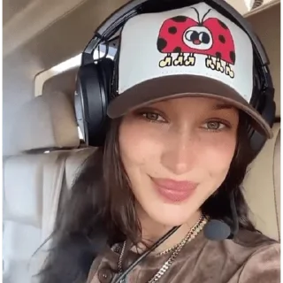 😀 emoji Bella Hadid Telegram sticker 23 of 30