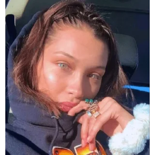 😀 emoji Bella Hadid Telegram sticker 24 of 30