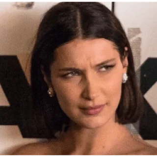 😀 emoji Bella Hadid Telegram sticker 7 of 30
