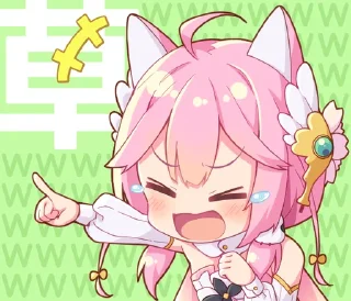 😂 emoji 桜田ハネ @SakuradaHane Telegram sticker 11 of 16