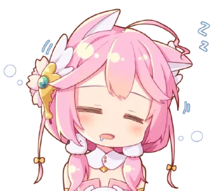 😪 emoji 桜田ハネ @SakuradaHane Telegram sticker 10 of 16