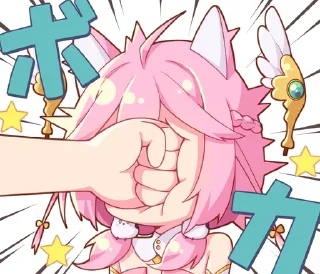 👊 emoji 桜田ハネ @SakuradaHane Telegram sticker 12 of 16