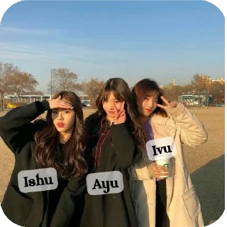 🤩 emoji Ishaani..💗Ayushi 🦋✨ Telegram sticker 22 of 31