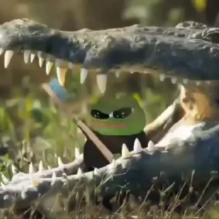 🐊 emoji PEPE MANDI 2 @BADDAsS_FUFA Telegram sticker 8 of 38