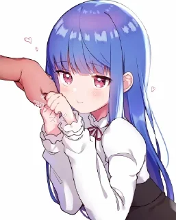 🥰 emoji (´ ▽｀).。ｏ♡ Telegram sticker 3 of 19