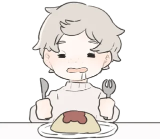 🤤 emoji a boy, who like stuffed animals @deazzle Telegram sticker 24 of 40