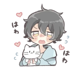 Sticker from Hairy boy @deazzle