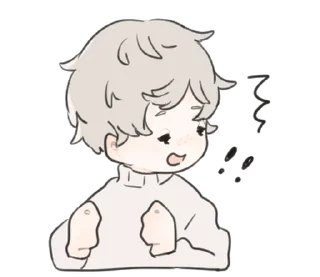 🙄 emoji a boy, who like stuffed animals @deazzle Telegram sticker 9 of 40