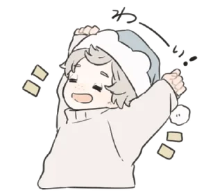 🥱 emoji a boy, who like stuffed animals @deazzle Telegram sticker 11 of 40
