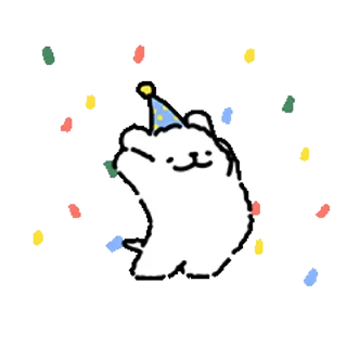 ⭐ emoji 线条小狗 @Stickers_AChansp Telegram sticker 15 of 24