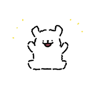 ⭐ emoji 线条小狗 @Stickers_AChansp Telegram sticker 19 of 24